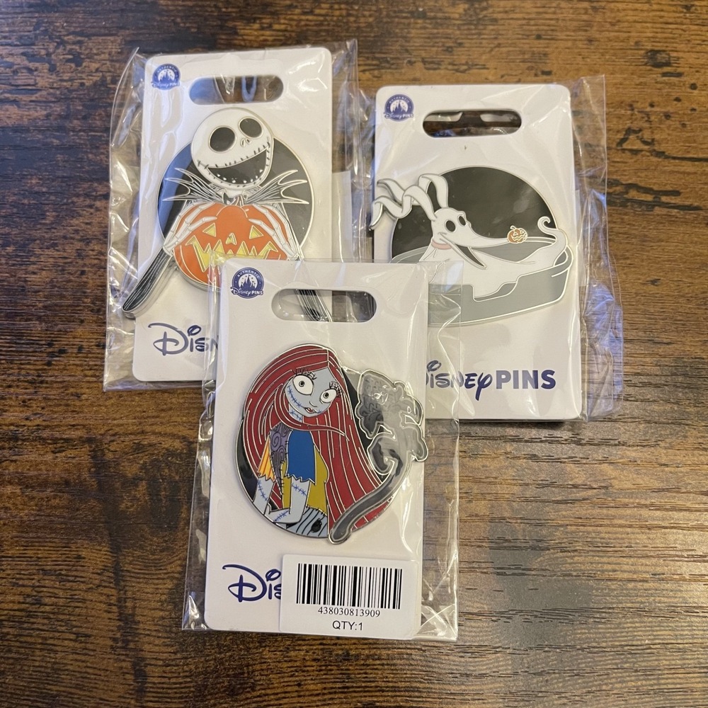 Disney Parks 2026 Nightmare Before Christmas Pin Lot Jack Sally Zero Set New